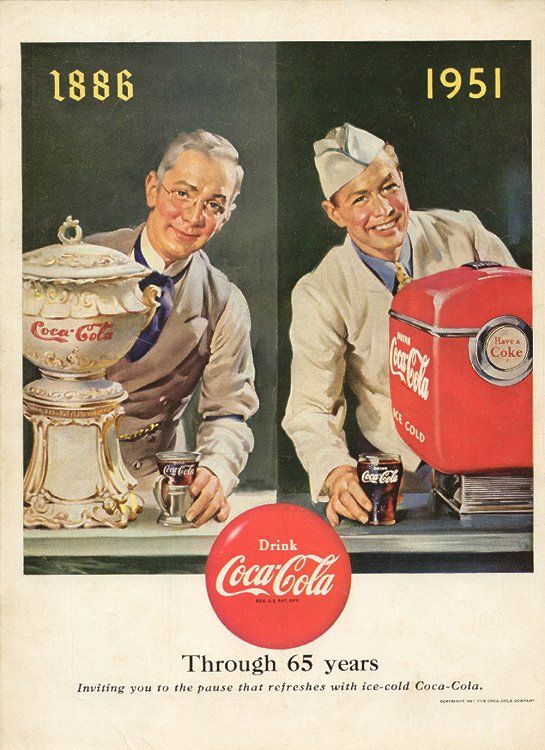 Coca-Cola a través del tiempo
